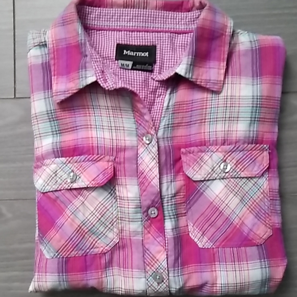 MARMOT~ Madras Shirt
